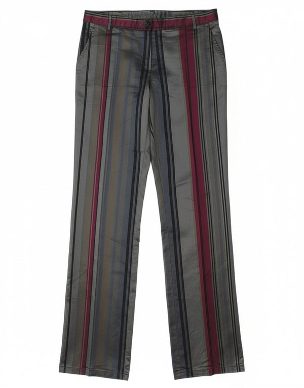 Germano Zama Lige Chinobukser til kvinder Large W30 L34 Gråstribet