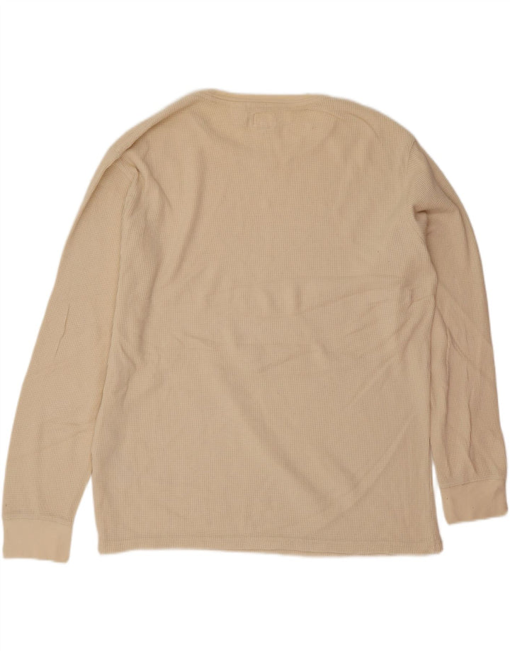 Levi's Herre Loose Fit Top Langærmet Stor Beige Bomuld