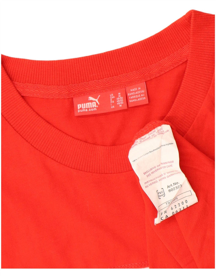 Puma Herre Grafisk Vest Top Medium Rød Colourblock Bomuld