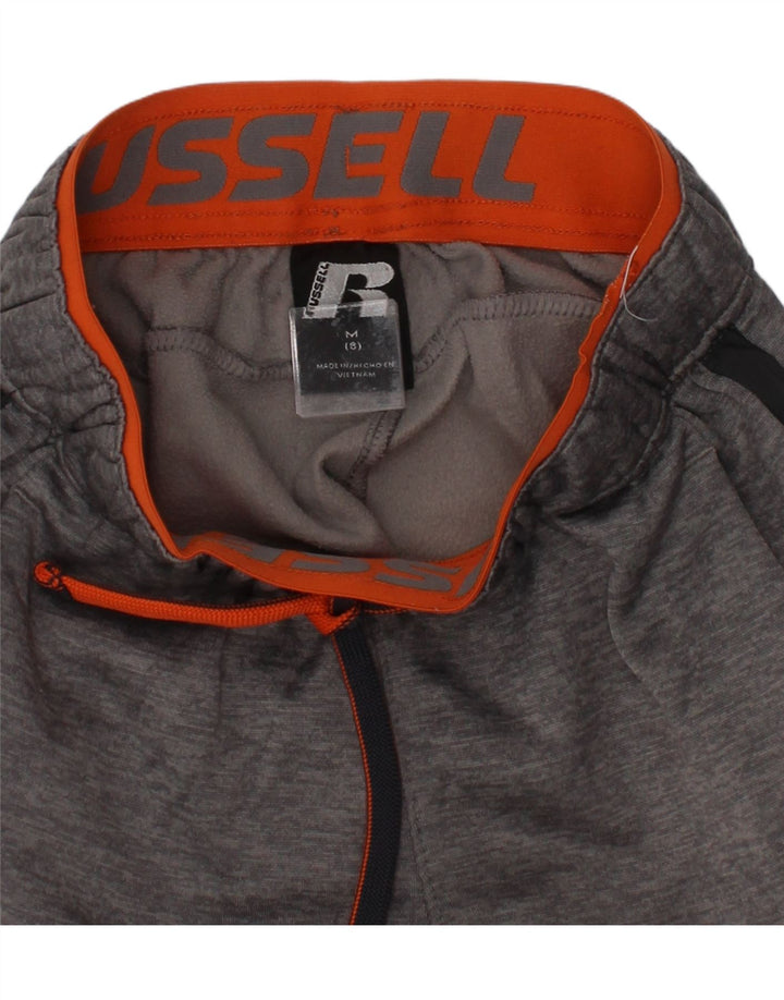 RUSSELL ATHLETIC Boys Tracksuit Trousers Joggers 7-8 Years Medium  Grey Vintage Russell Athletic and Second-Hand Russell Athletic from Messina Hembry 