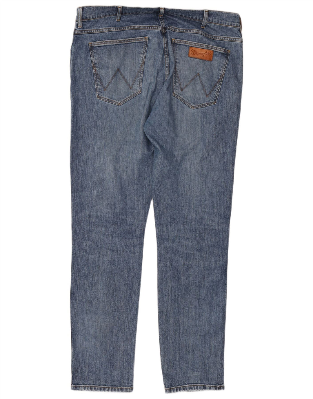 Wrangler Herre Larston Slim Jeans W38 L34 Blå Bomuld