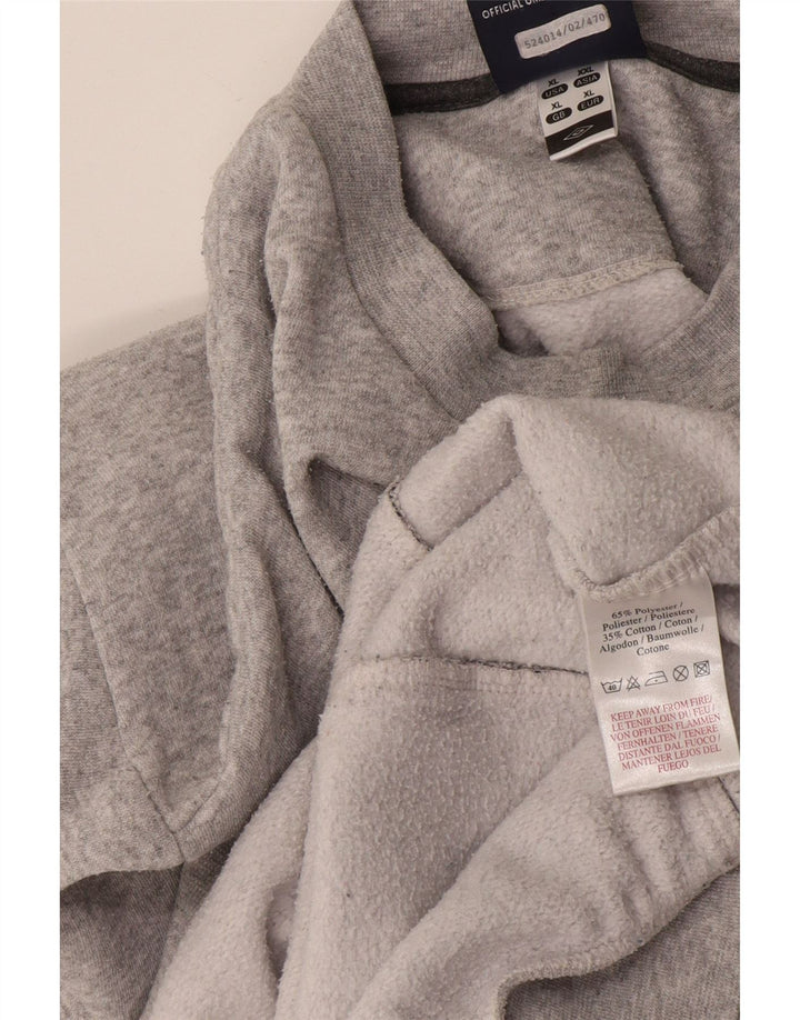 Umbro Herre Sweatshirt Jumper XL Grå Bomuld