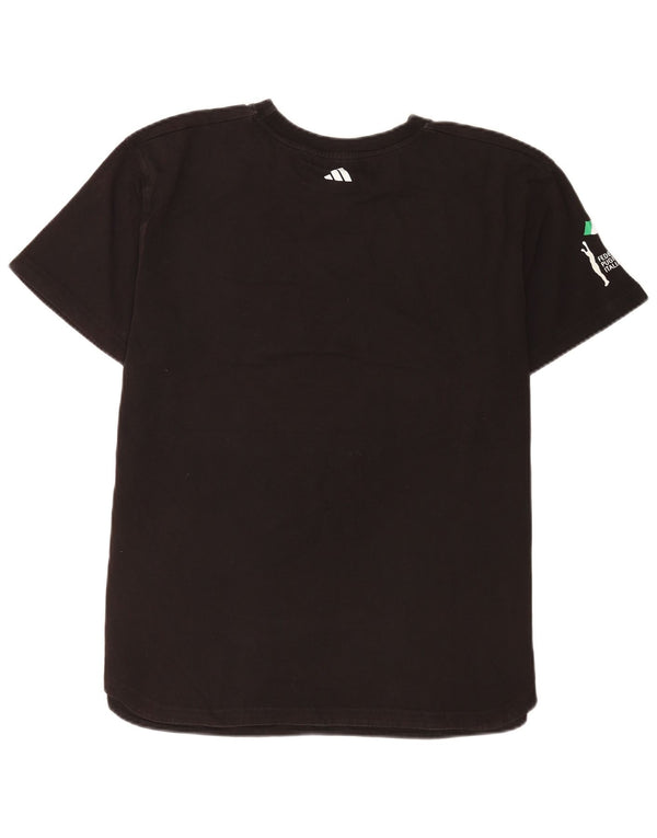 Adidas Herre Italia Grafisk T-Shirt Top XL Sort
