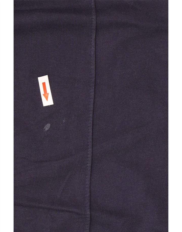 Zara Træningsdragtsbukser til kvinder UK 12 Medium Navy Blue Colourblock
