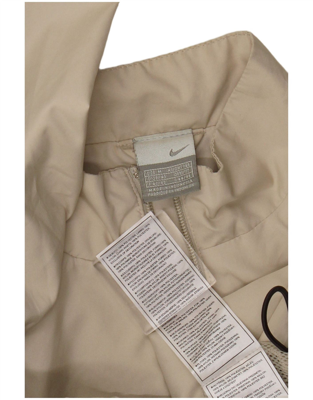 Nike træningsdragt topjakke til kvinder UK 10/12 Medium Beige Colourblock