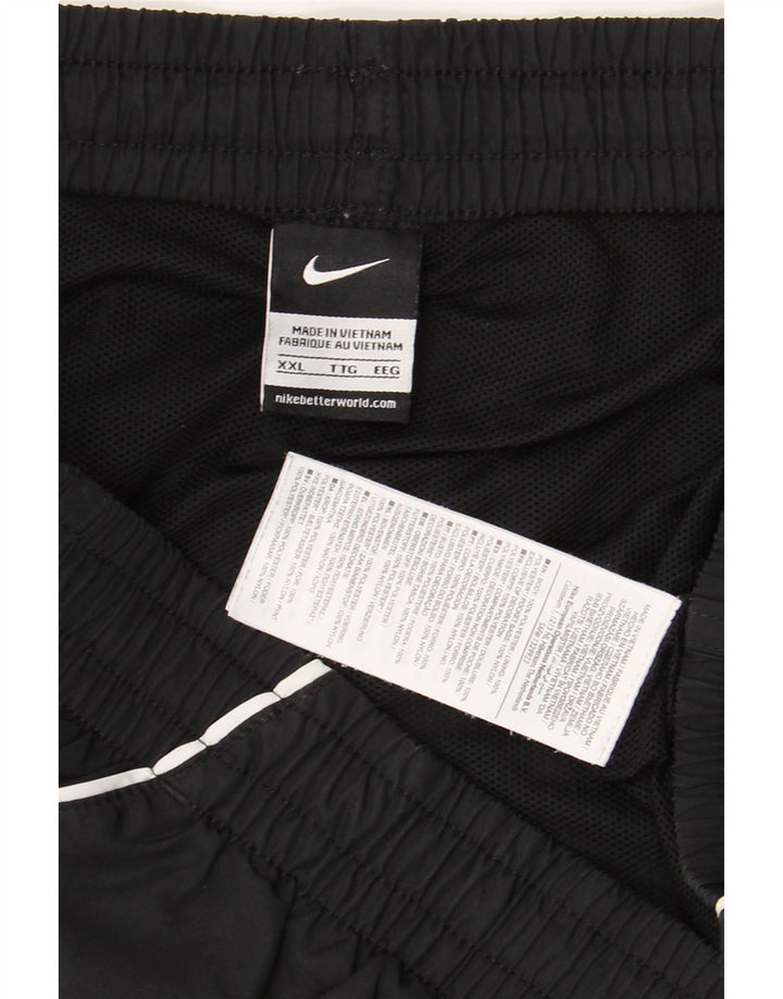 Nike grafiske sportsshorts til mænd 2XL sort polyester