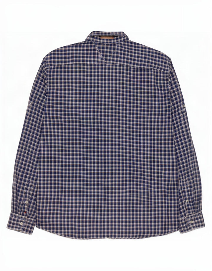 Tommy Hilfiger Herre Vintage Fit Shirt XL Blue Gingham