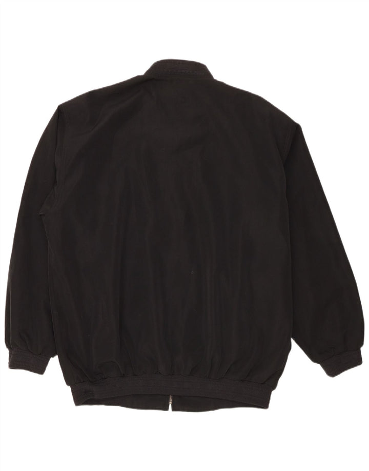 Vintage Bomberjakke til mænd UK 44 2XL Sort Polyester