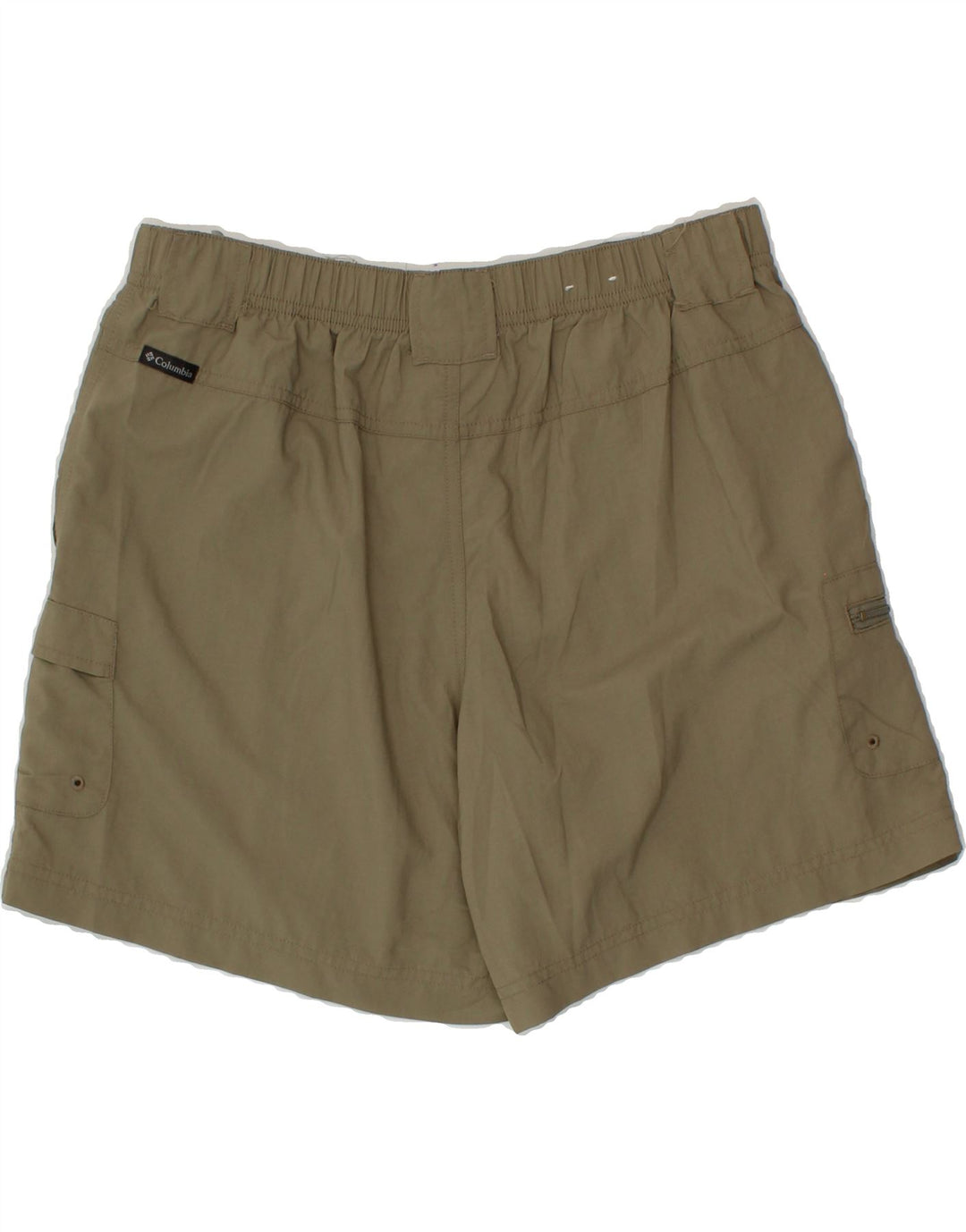 COLUMBIA Womens Cargo Shorts Medium W30  Beige Nylon Vintage Columbia and Second-Hand Columbia from Messina Hembry 