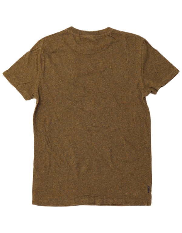 SUPERDRY Herre T-Shirt Top Medium Khaki Bomuld