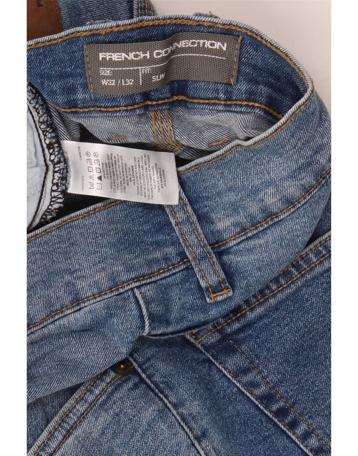 French Connection Herre Slim Jeans W32 L32 Blå Bomuld