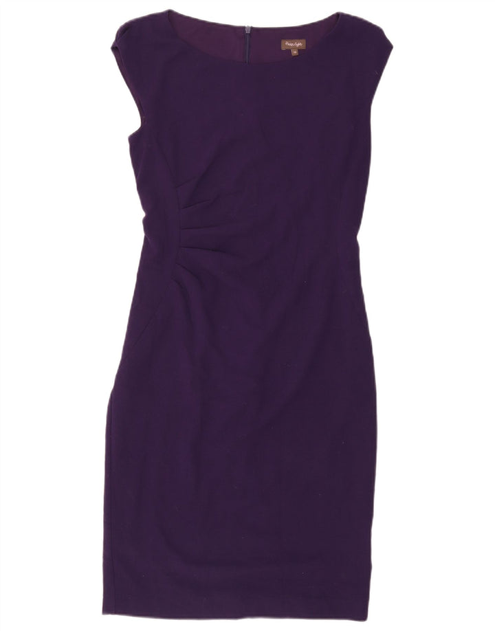 Phase Eight Womens Sheath Dress UK 10 Small Purple Polyester