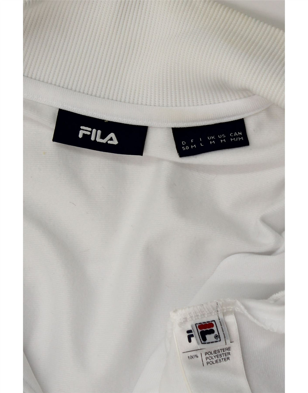 Fila Træningsdragt til mænd Topjakke Medium White Colourblock Polyester