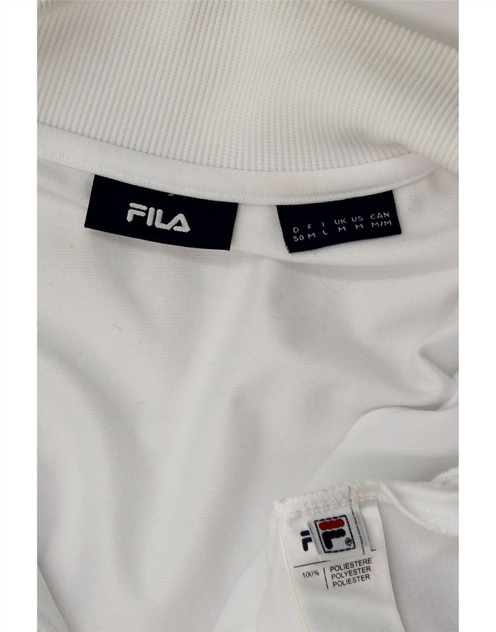 Fila Træningsdragt til mænd Topjakke Medium White Colourblock Polyester
