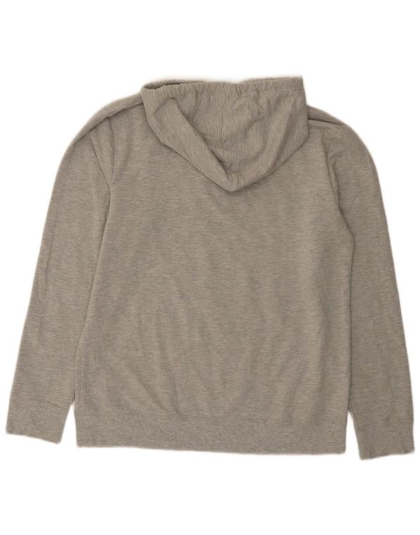 Calvin Klein Herre grafisk hættetrøje Jumper Medium Grey Flecked Bomuld