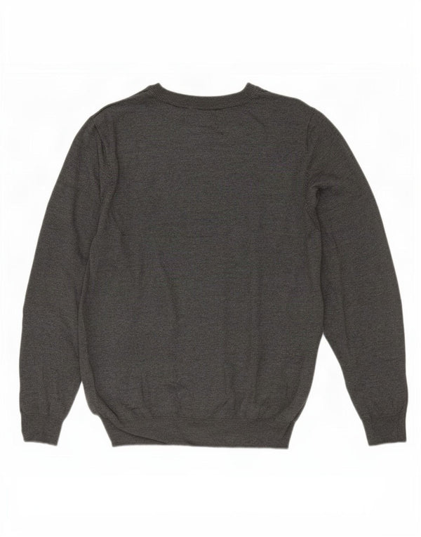 Zara Dame sweater med rund hals DK 14 Medium Grå Viscose