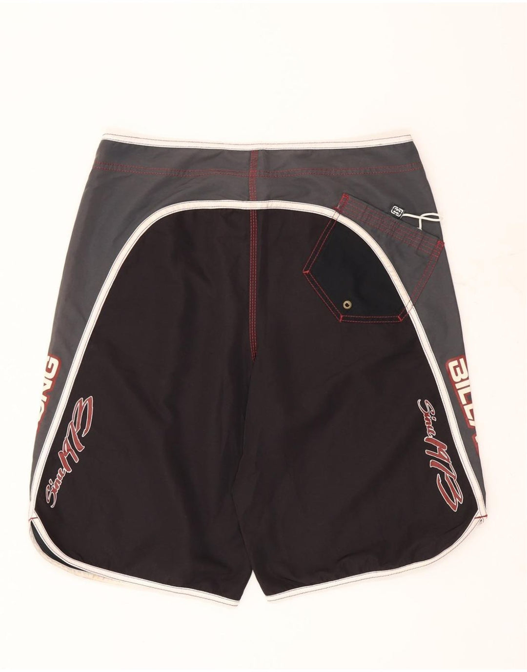 Billabong Herre grafiske svømmeshorts Store sorte Colourblock Polyester