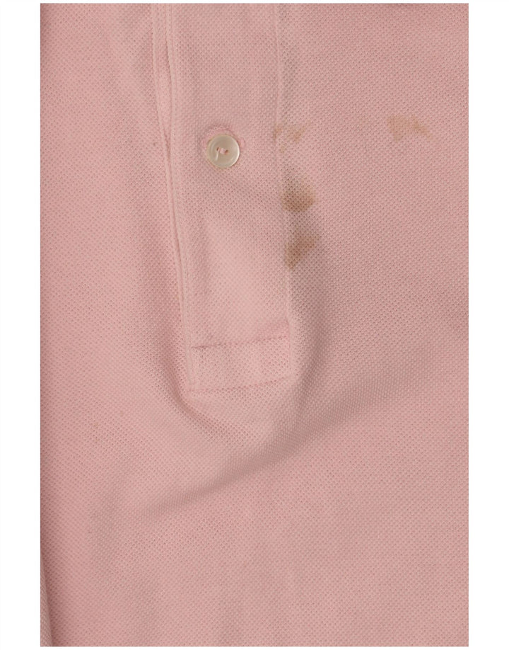 Lacoste herre poloshirt størrelse 4 Medium Pink bomuld