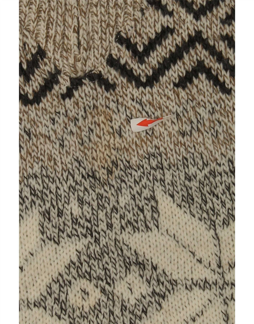 C&A Herre Canda Sweater med lynlåshals Medium Beige Fair Isle Akryl