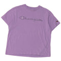 Champion Kvinder Oversized Grafisk T-Shirt Top UK 10 Lille Lilla