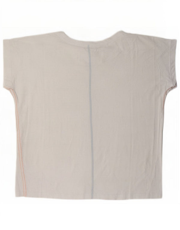 White Stuff Dame T-Shirt Top UK 20 2XL Bomuld