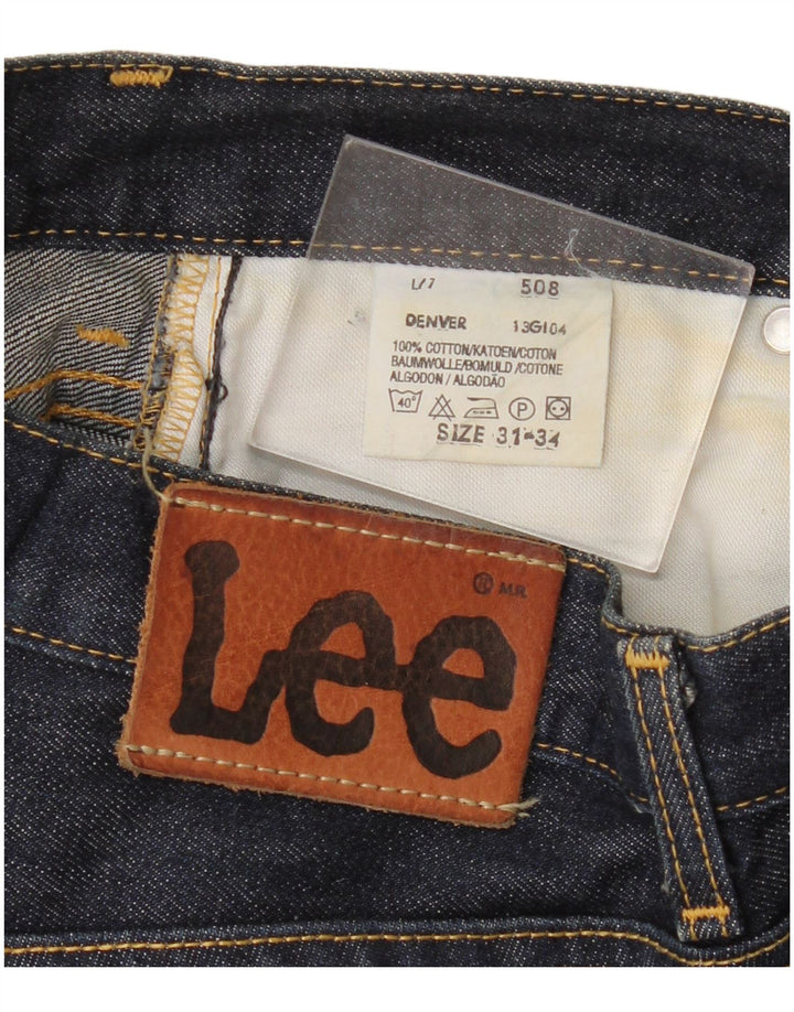 LEE Dame Denver Bootcut Jeans W31 L34 Marineblå Bomuld