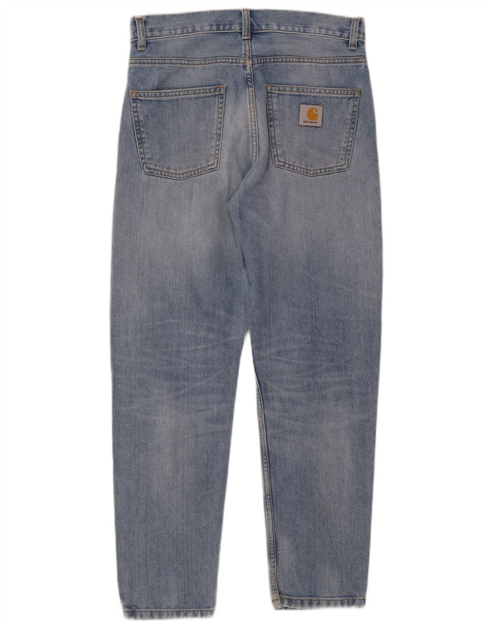 Carhartt Herre tilspidsede jeans W28 L28 blå polyester