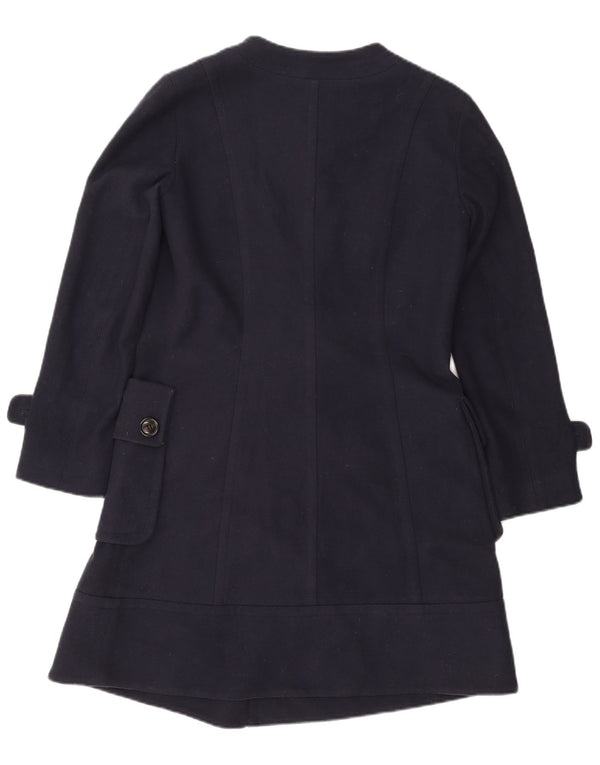 MARLBORO CLASSICS Dame Duffle Coat EU 42 Large Navy Blue Polyester