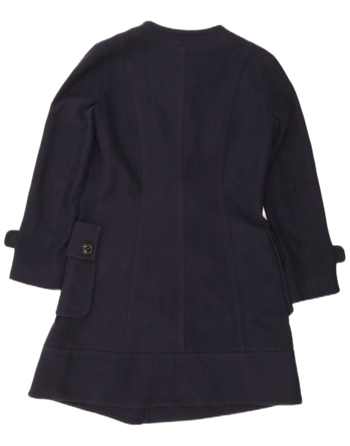 MARLBORO CLASSICS Dame Duffle Coat EU 42 Large Navy Blue Polyester