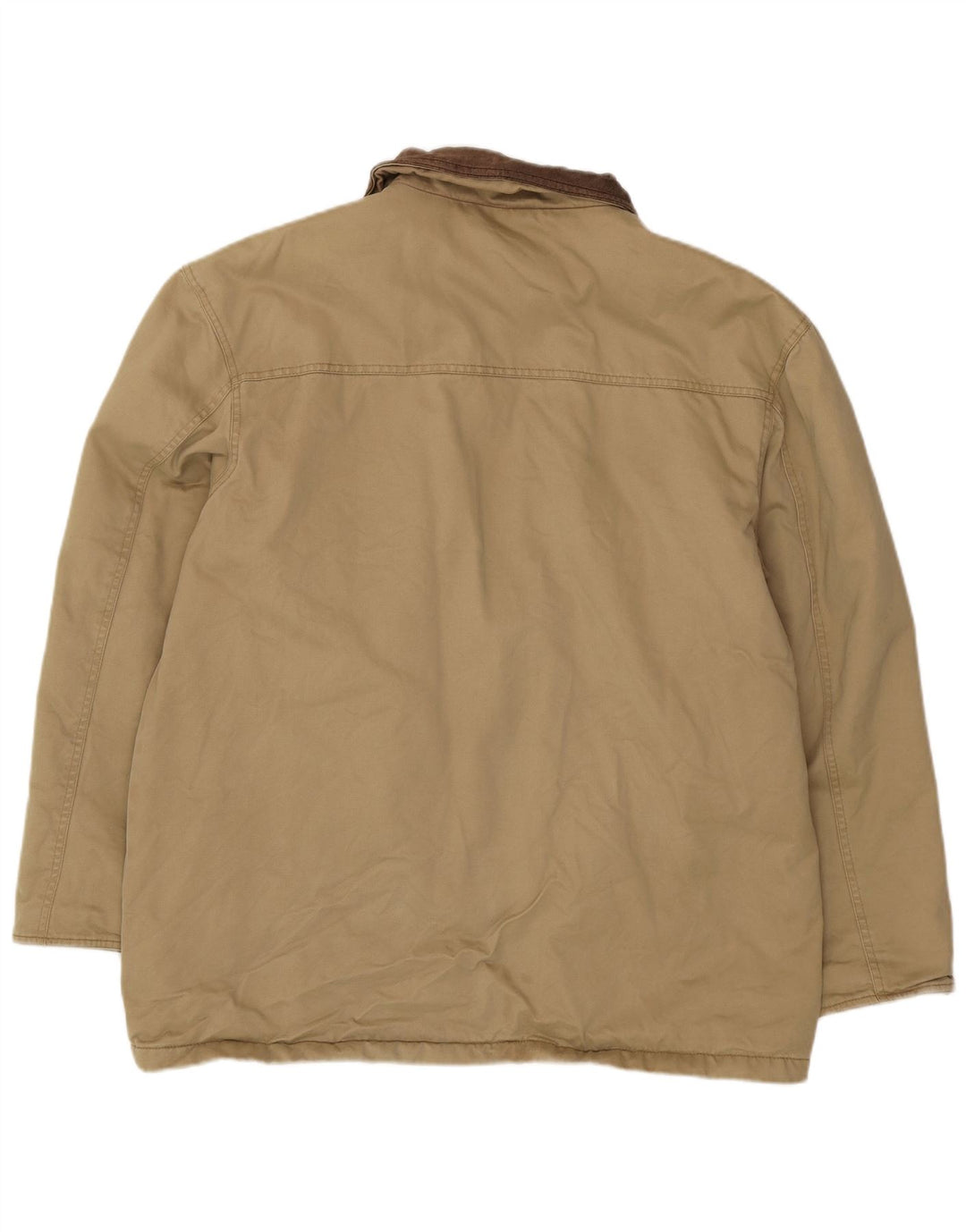KARTEL Mens Utility Jacket UK 42 XL Beige Cotton