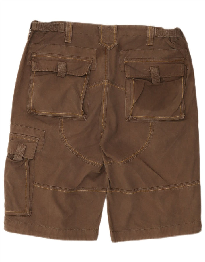 VINTAGE Herre Cargo Shorts IT 48 Medium W32 Brun
