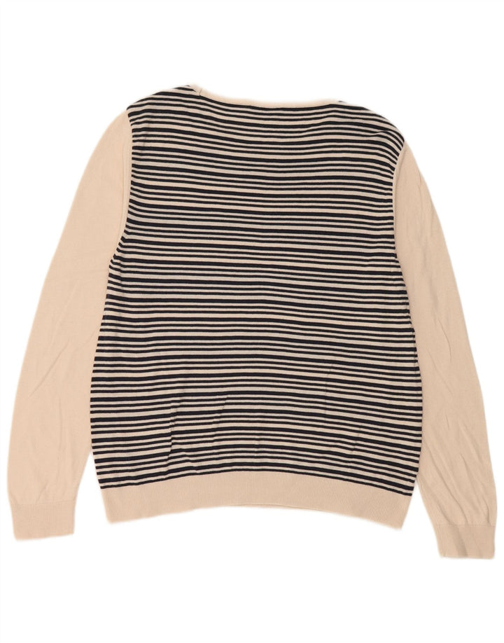 Marks & Spencer Dame Boat Neck Jumper Sweater UK 14 Medium Black