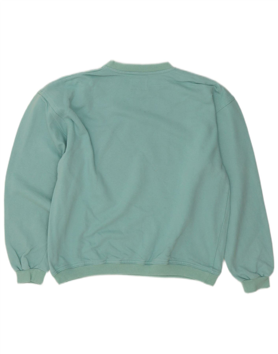 Vagabond Womens Grafisk Oversized Sweatshirt Jumper UK 10 Small Turkis