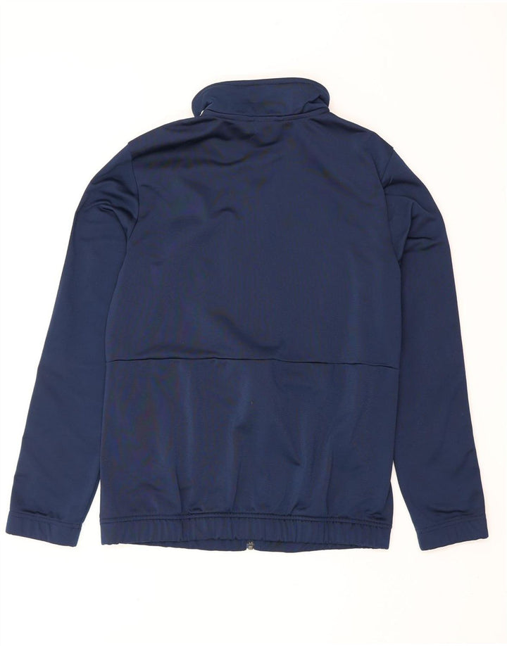 ADIDAS træningsdragt topjakke til kvinder UK 14 Medium Navy Blue