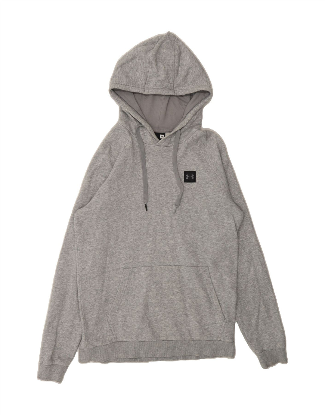 UNDER ARMOUR Mens Hoodie Jumper Medium Grey Cotton Vintage Under Armour and Second-Hand Under Armour from Messina Hembry 