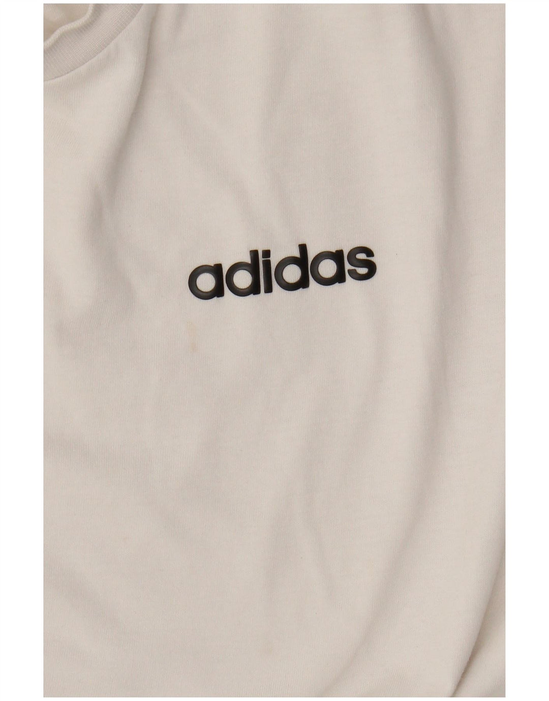 Adidas Herre T-Shirt Top XL Hvid Bomuld
