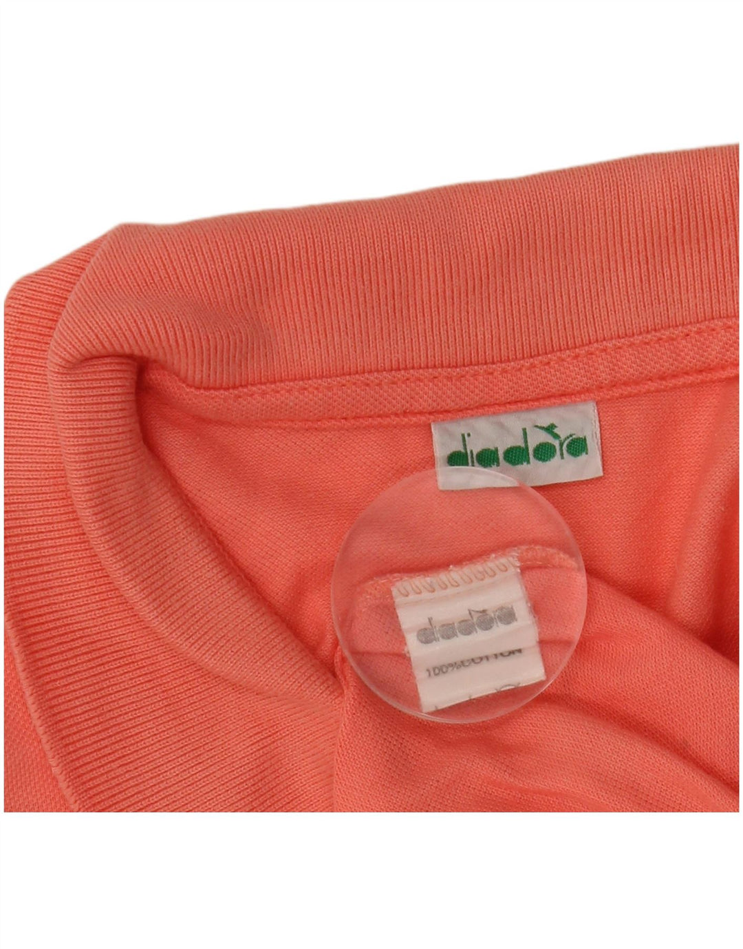 DIADORA Poloshirt til mænd Stor Pink Bomuld