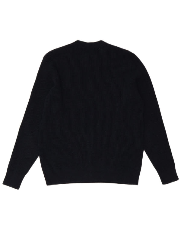 MARKS & SPENCER Dame sweater med rund hals DK 10 Lille marineblå