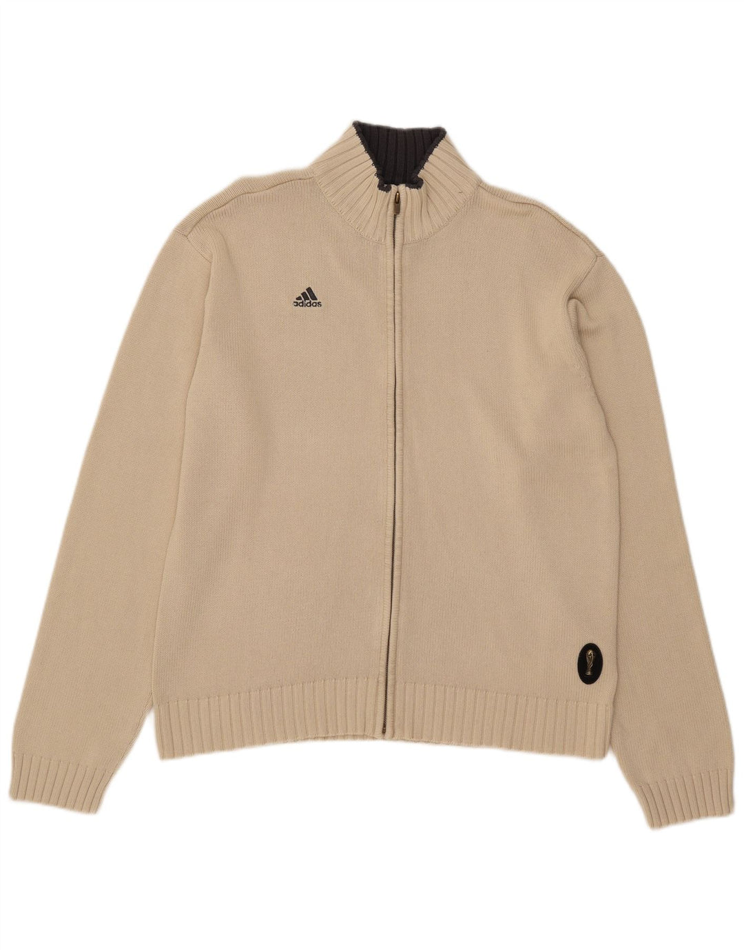 Adidas Herre cardigan sweater Medium Beige Akryl