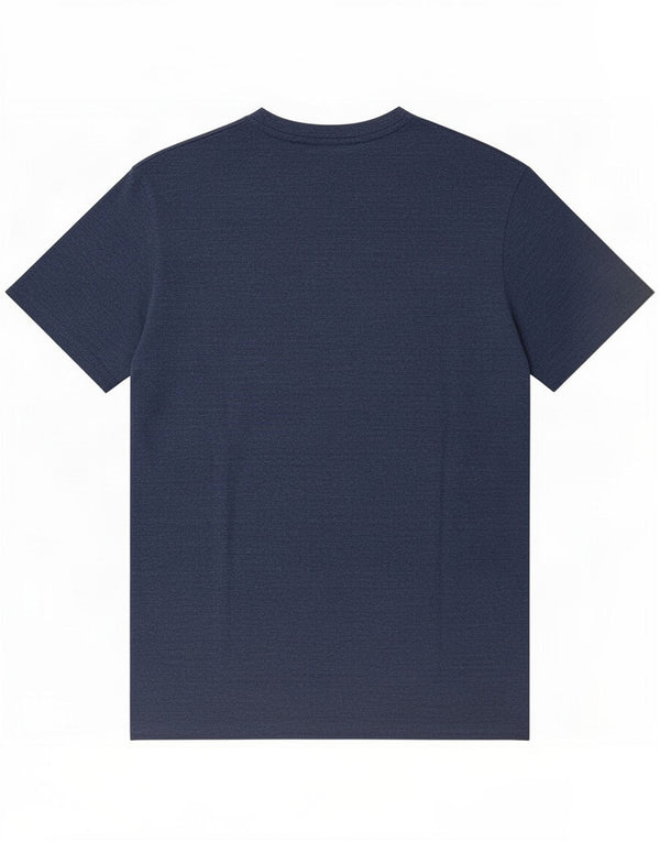 Leone 1947 Dame Grafisk T-Shirt Top UK 14 Large Navy Blue Cotton