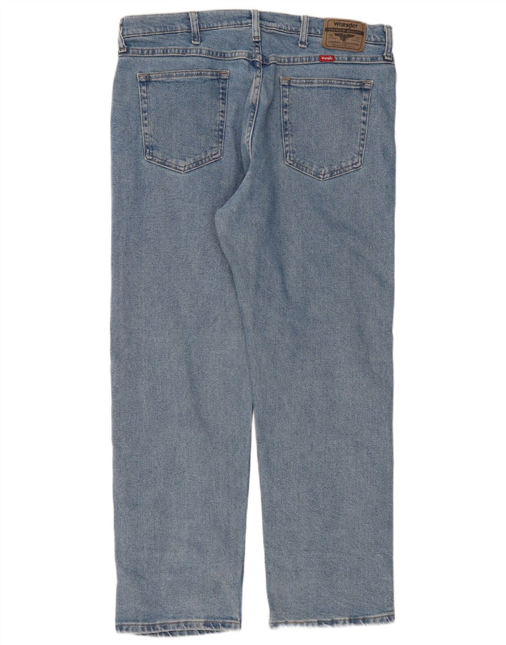 Wrangler Straight Jeans til mænd W36 L29 blå bomuld