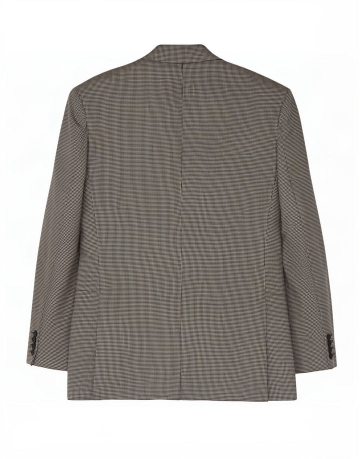 Marks & Spencer Herre 2-knaps blazerjakke UK 44 XL Sort Houndstooth