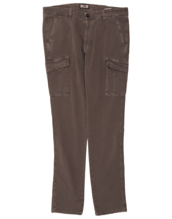 Carrera Herre Slim Cargo Bukser IT 50 Large W34 L32 Grå Bomuld