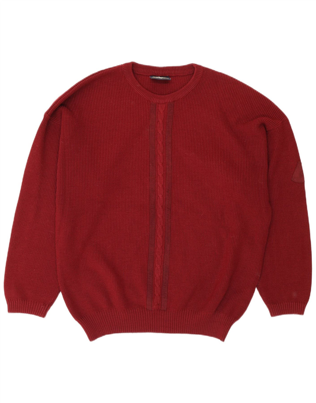 North Pole Herre Crew Neck Jumper Sweater XL Burgundy Wool