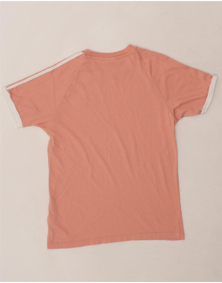 ADIDAS Mens T-Shirt Top Small Pink Cotton Vintage Adidas and Second-Hand Adidas from Messina Hembry 