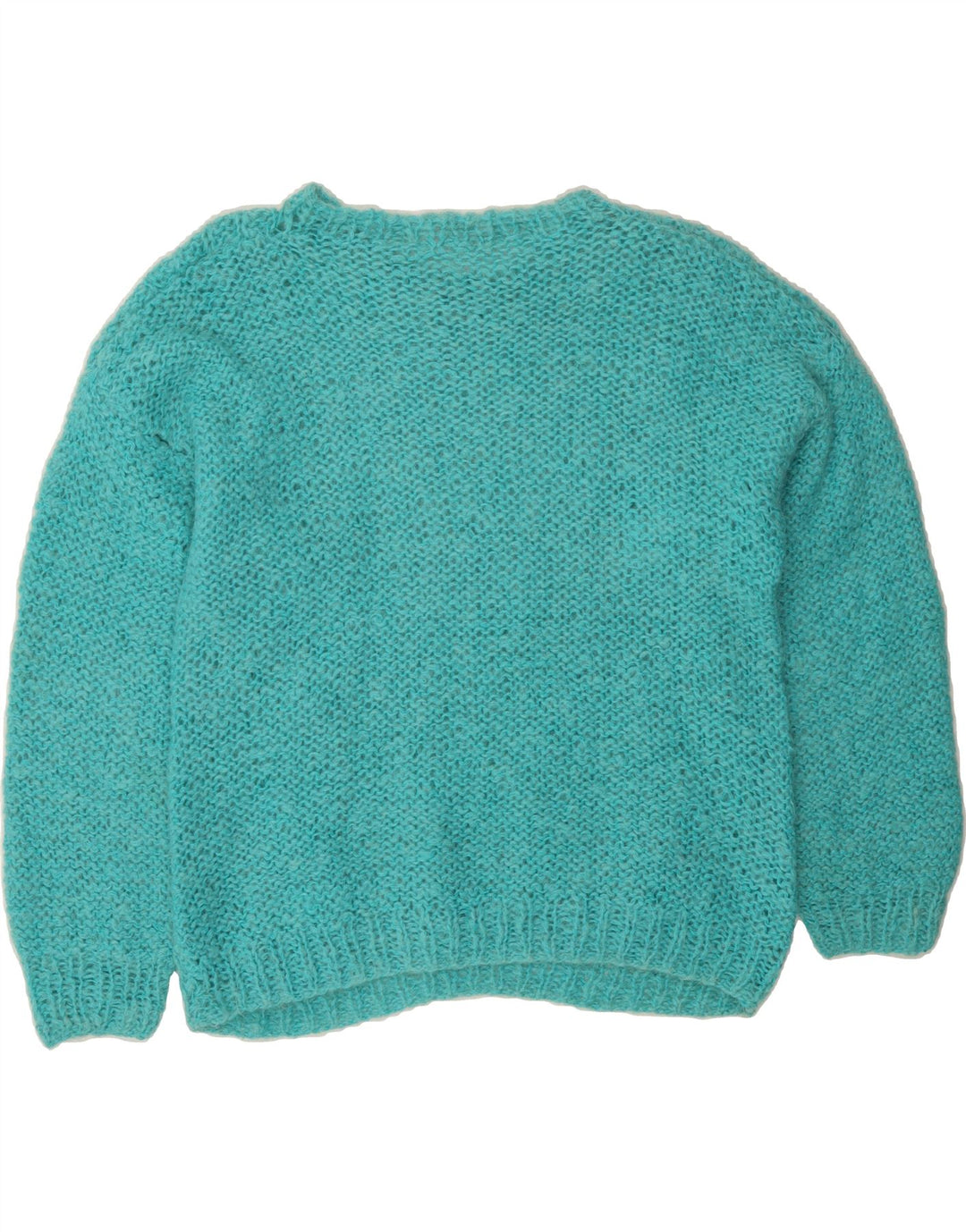 VINTAGE Womens Crew Neck Jumper Sweater UK 16 Large Blue Vintage Vintage and Second-Hand Vintage from Messina Hembry 