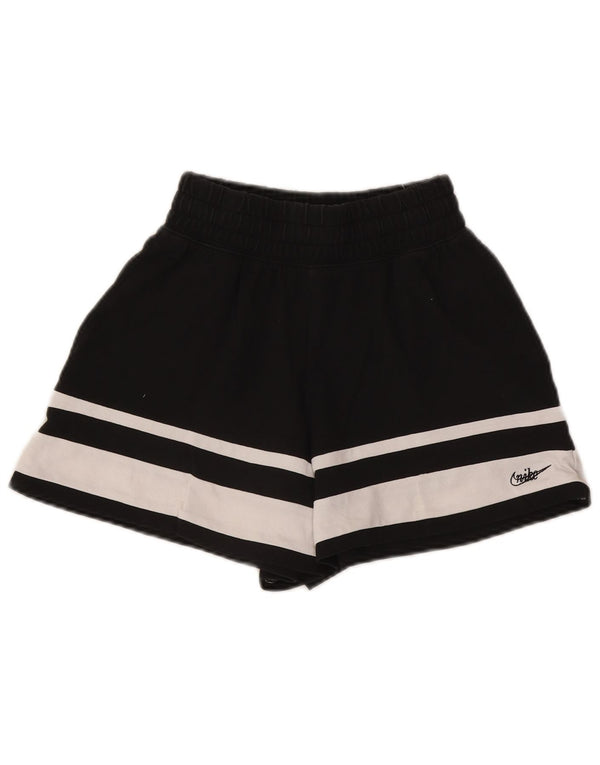 Nike sportsshorts til piger 10-11 år Medium Sort Colourblock Bomuld