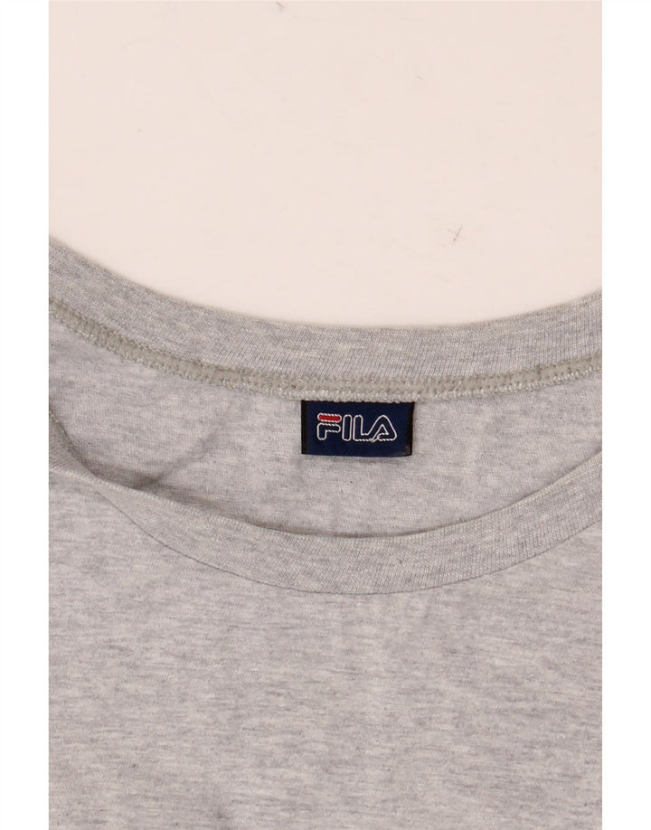 FILA T-shirt top til kvinder DK 18 XL Grå