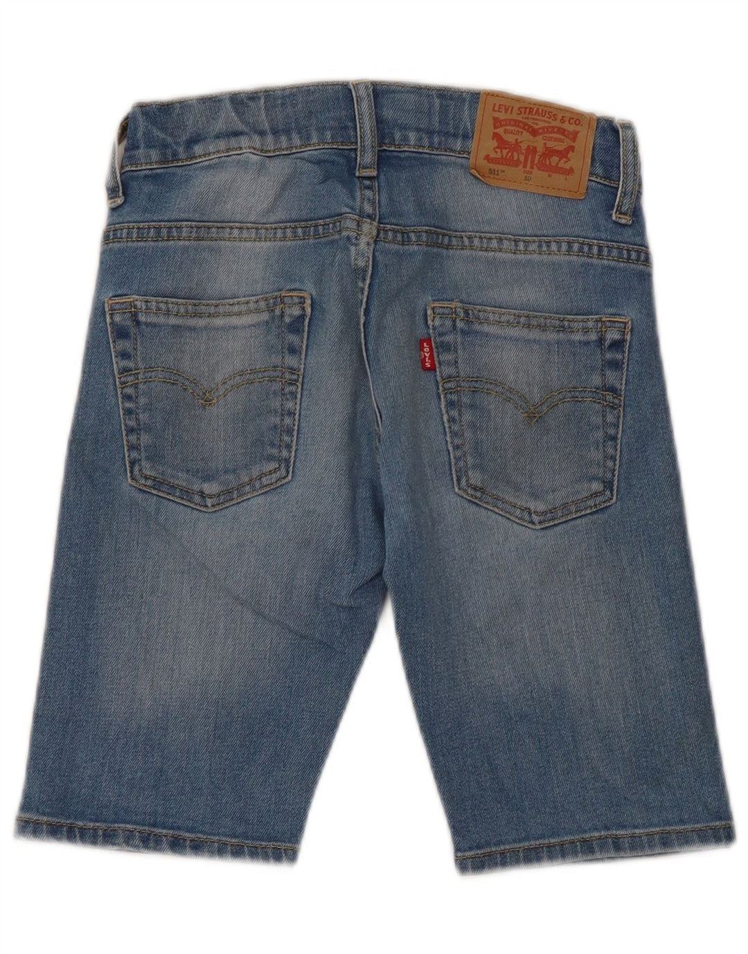 Levi's Boys 511 Slim denimshorts 9-10 år W24 Blue Cotton