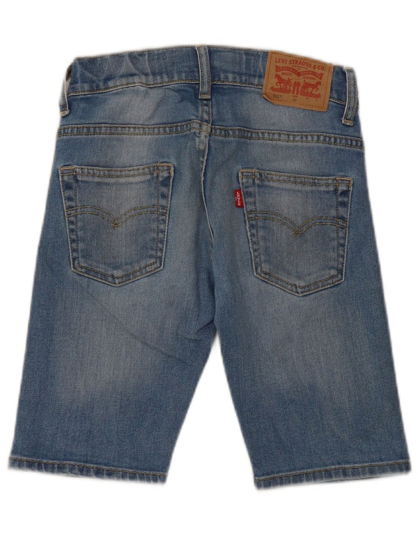 Levi's Boys 511 Slim denimshorts 9-10 år W24 Blue Cotton